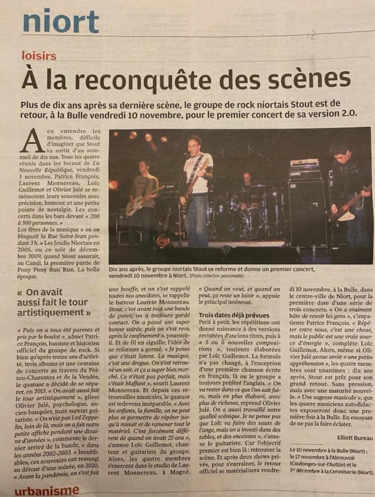 Photo presse STOUT 4